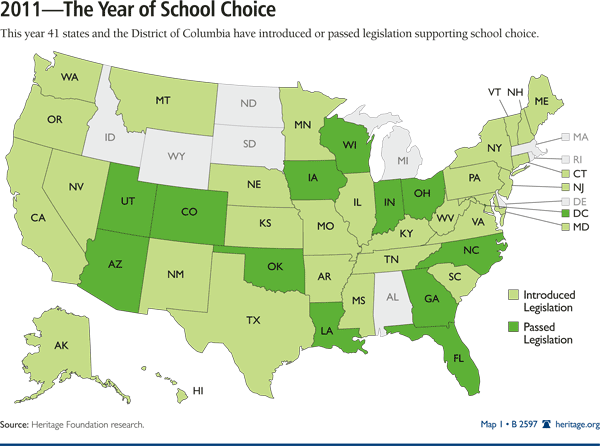 2011: The Year of School Choice