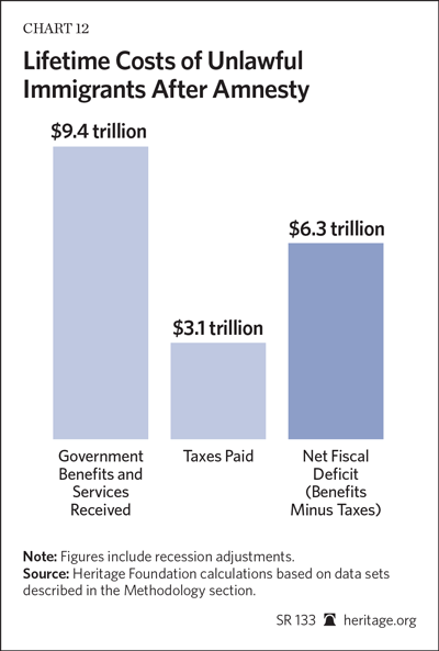 Immigration Costs 2013 - Chart 12