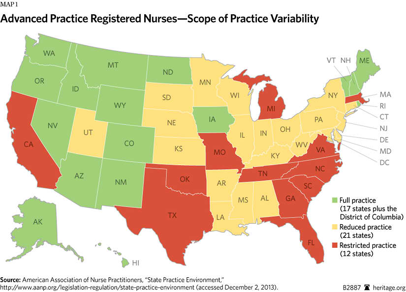 How do nurse practice acts vary from state to state?
