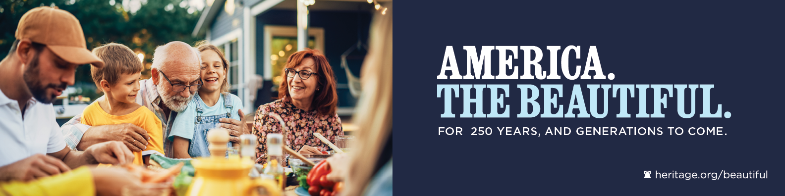 America. The Beautiful. Social Header Family