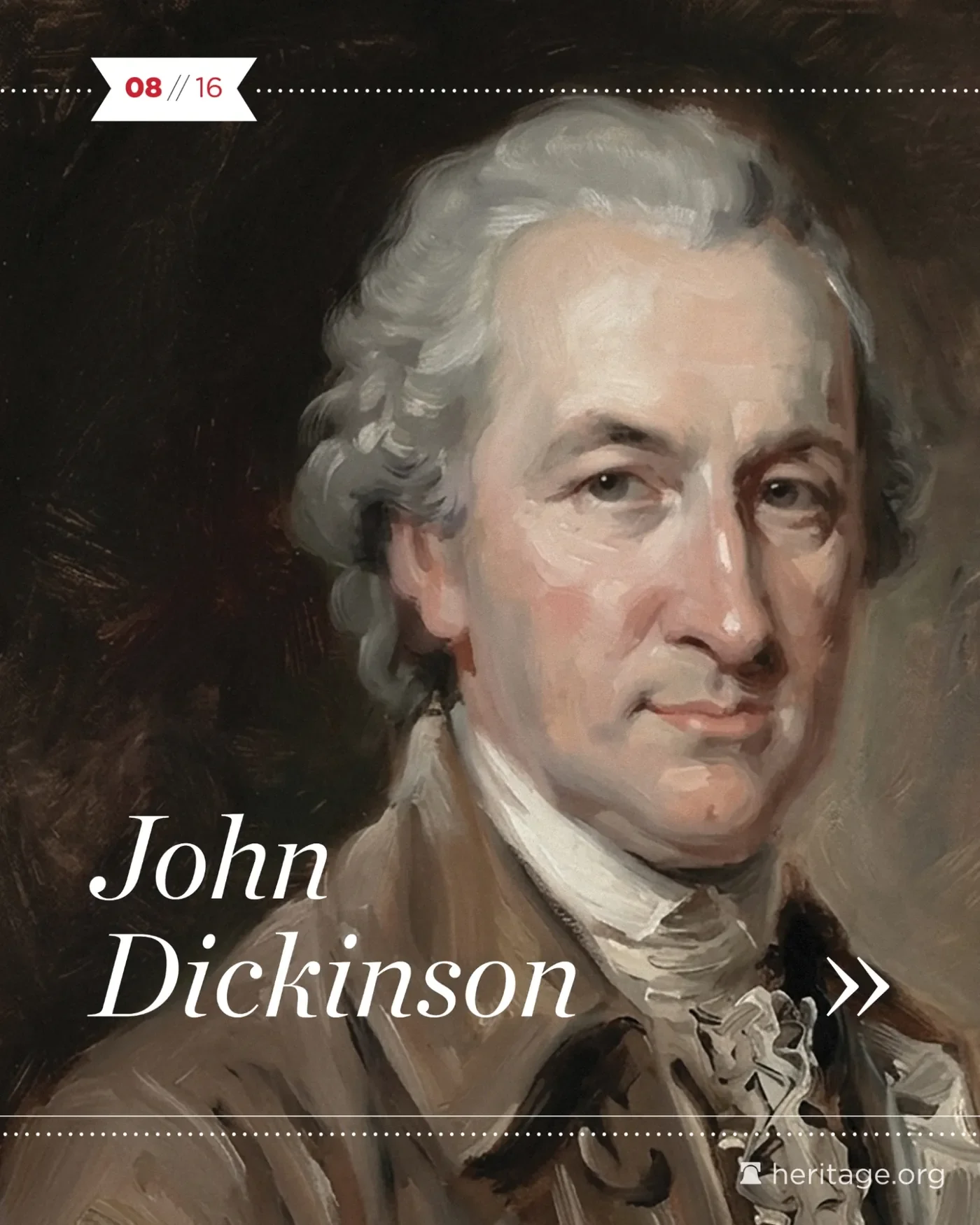 Painted portrait of John Dickinson