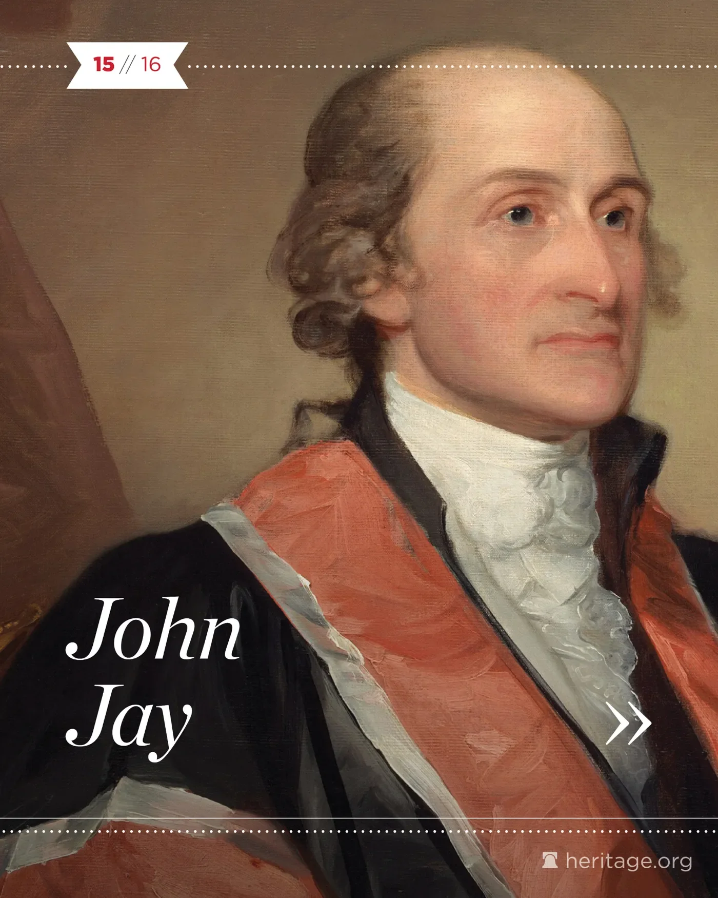 Painted portrait of John Jay