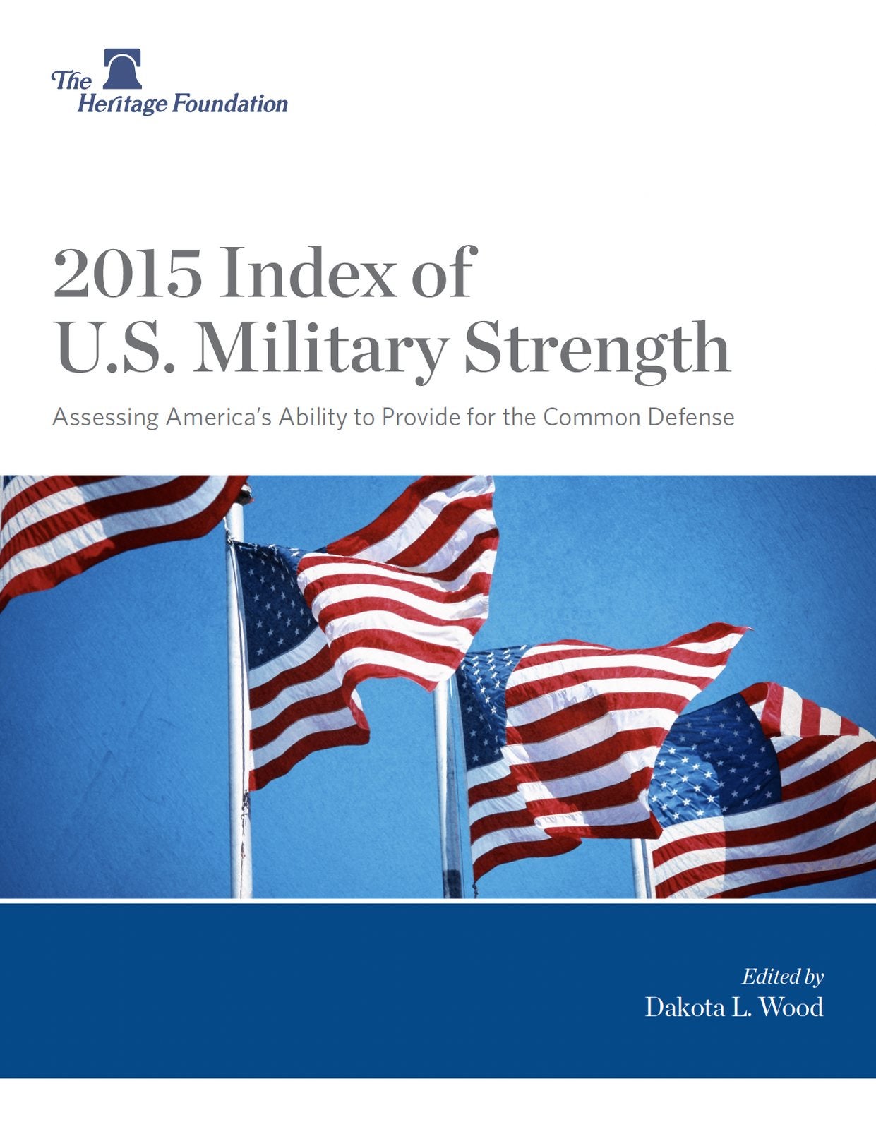 2015 edition of the Index of U.S. Military Strength cover.
