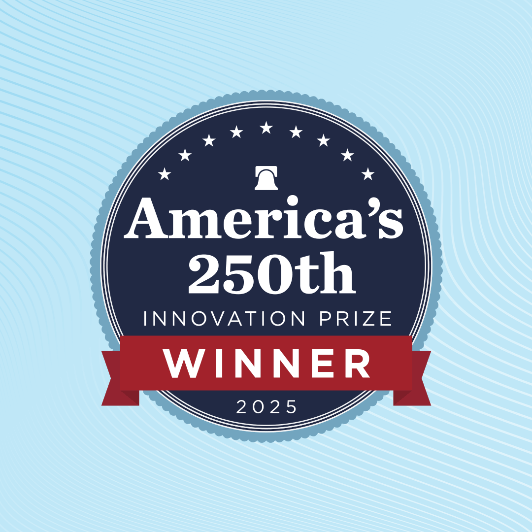 Heritage Innovation Prize badge for America's 250th IP Winner