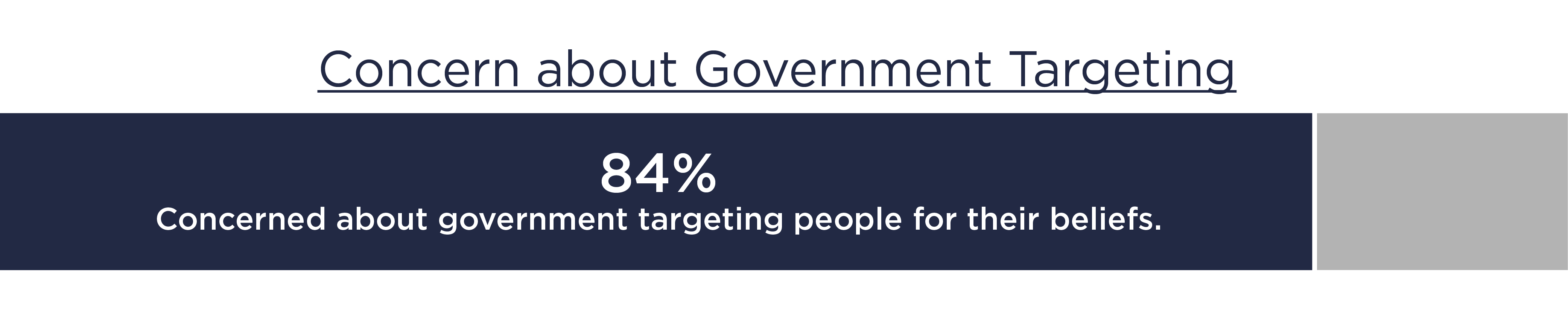 Concern about Government Targeting Graphic