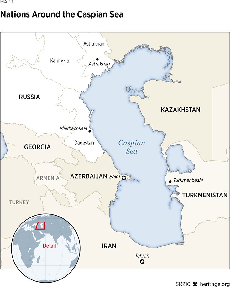 Middle East Map Caspian Sea - Map of world