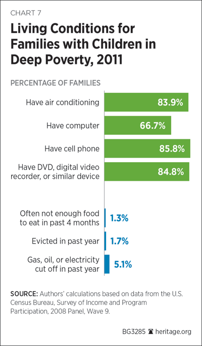 Living Conditions for Families with Children in Deep Poverty, 2011