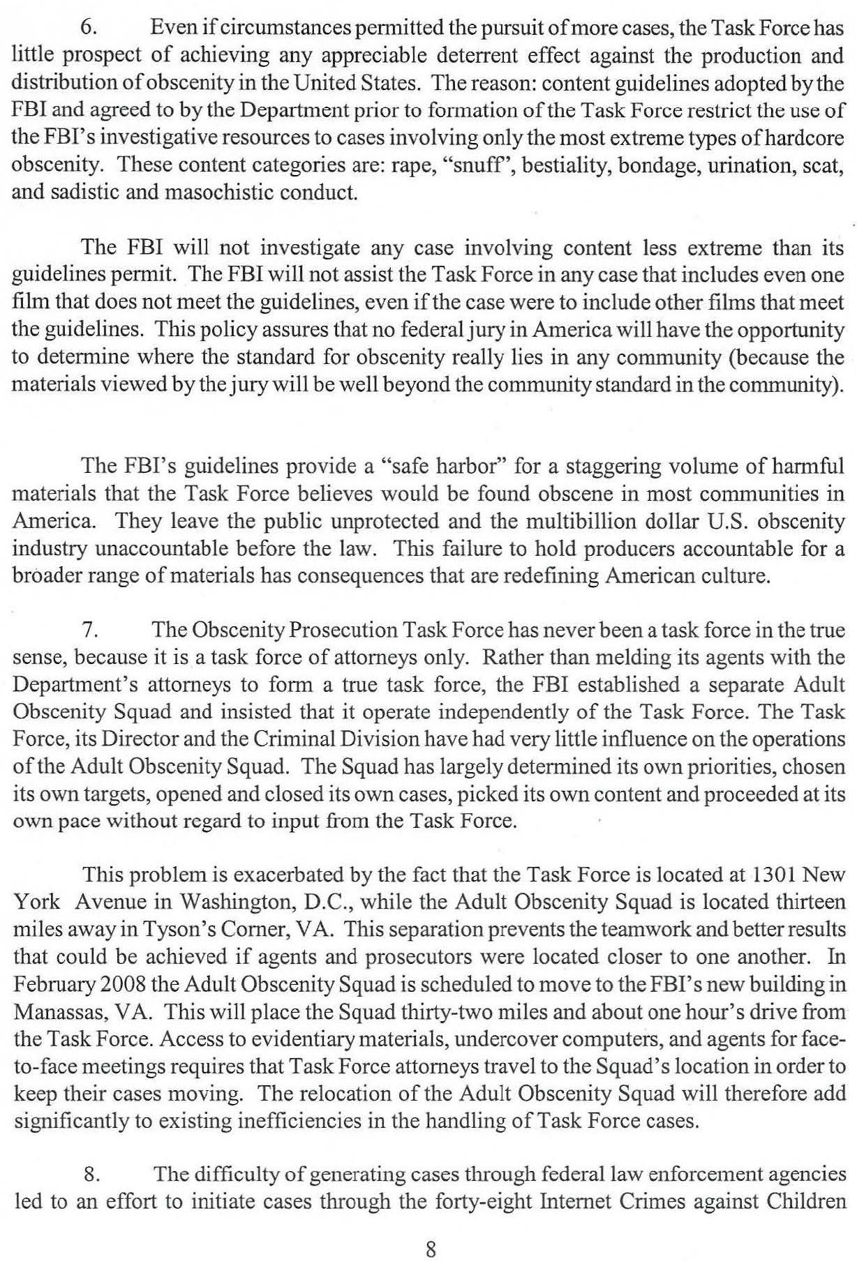 Mukasey Memo 8