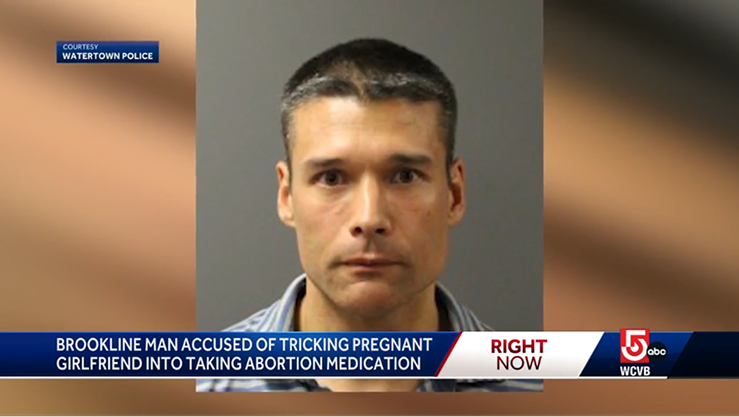 WCVB-TV news coverage of Robert Kawada's case of tricking pregnant girlfriend into taking abortion pill