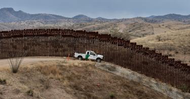 On the southern border with the Border Patrol