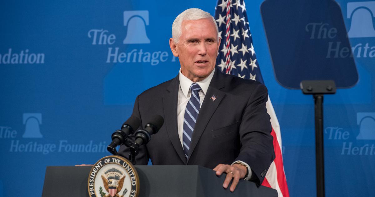 Full Transcript Vice President Mike Pence Speaks At Heritage On Trade Policy The Heritage Foundation