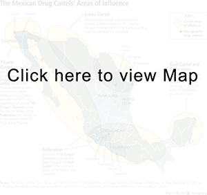 The Mexican Drug Cartels' Areas of Influence
