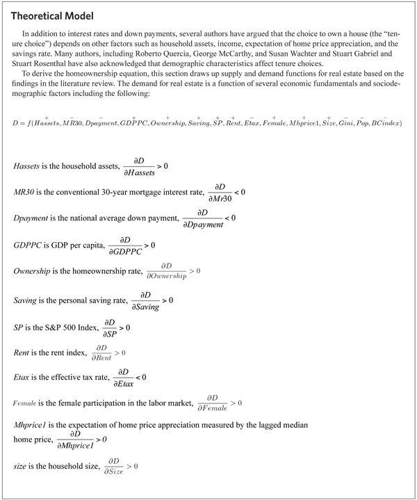 Theoretical Model