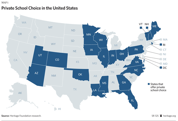 Private School Choice in the US