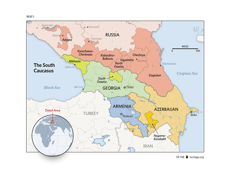 Map Explainer: The Caucasus Region